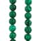12 Pack: Green Reconstituted Dyed Stone Round Beads by Bead Landing™